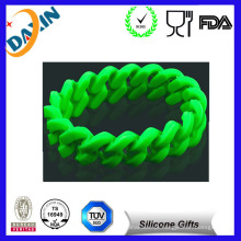 Pulseira de silicone personalizado para presentes da promoção (dxjsbb003)